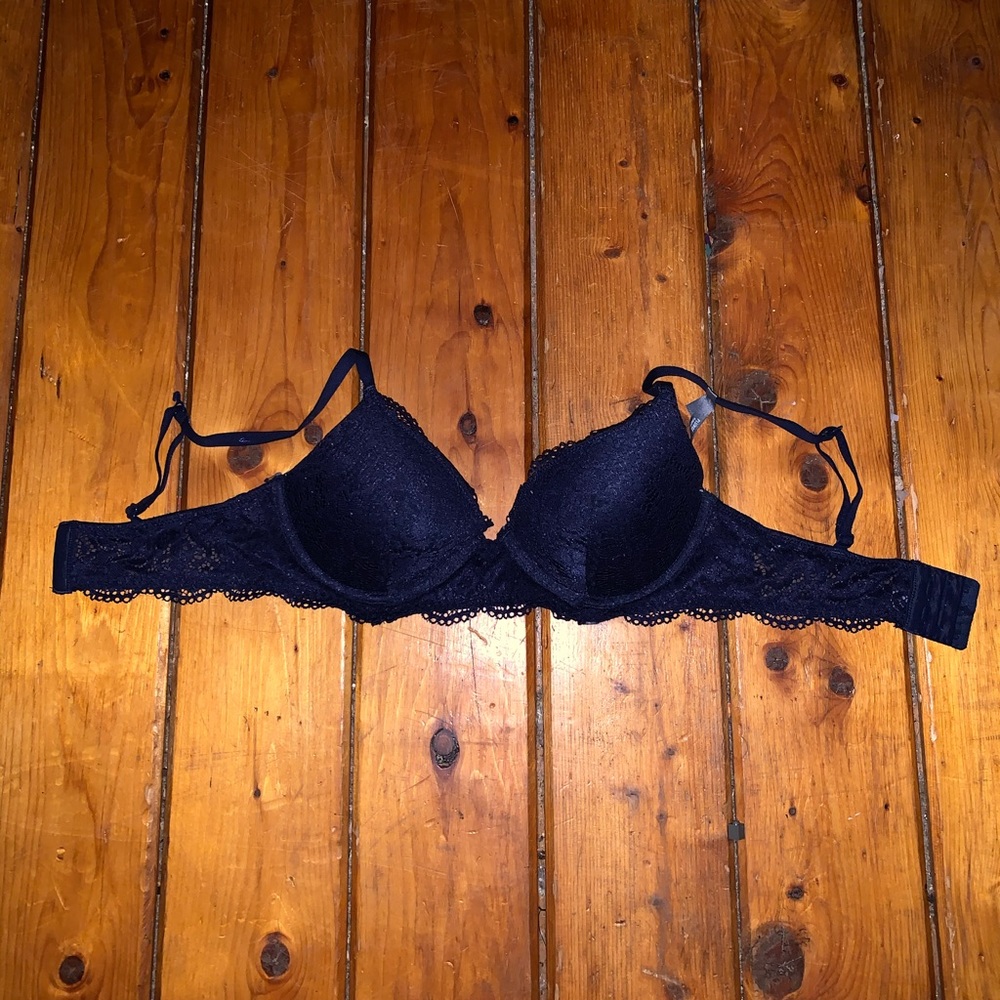 Navy blue bra
